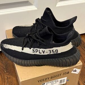 Adidas Black and White Yeezy Boost 350 V2